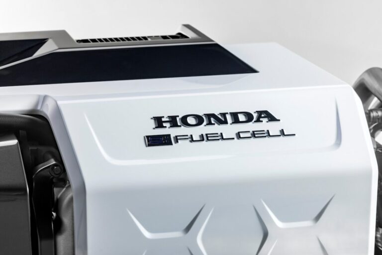 Honda e fuel cell close up scaled