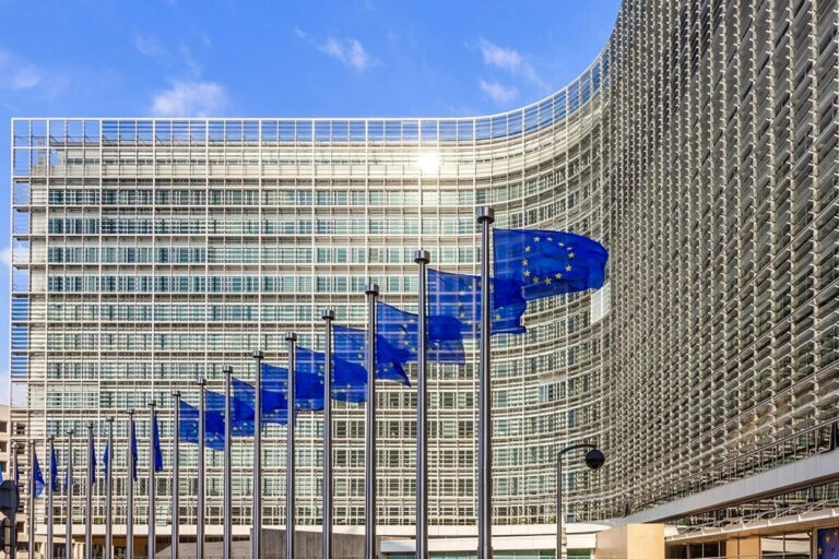 EU Commission Brussels Berlaymont building transformed scaled