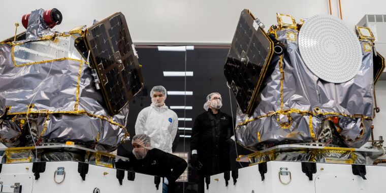 Rocket Lab ESCAPADE Twin Spacecraft web