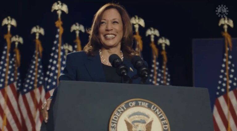 Kamala Harris parody video screenshot via Mr Reagan on X