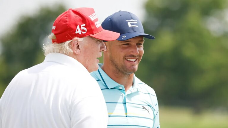 Bryson DeChambeau Donald Trump