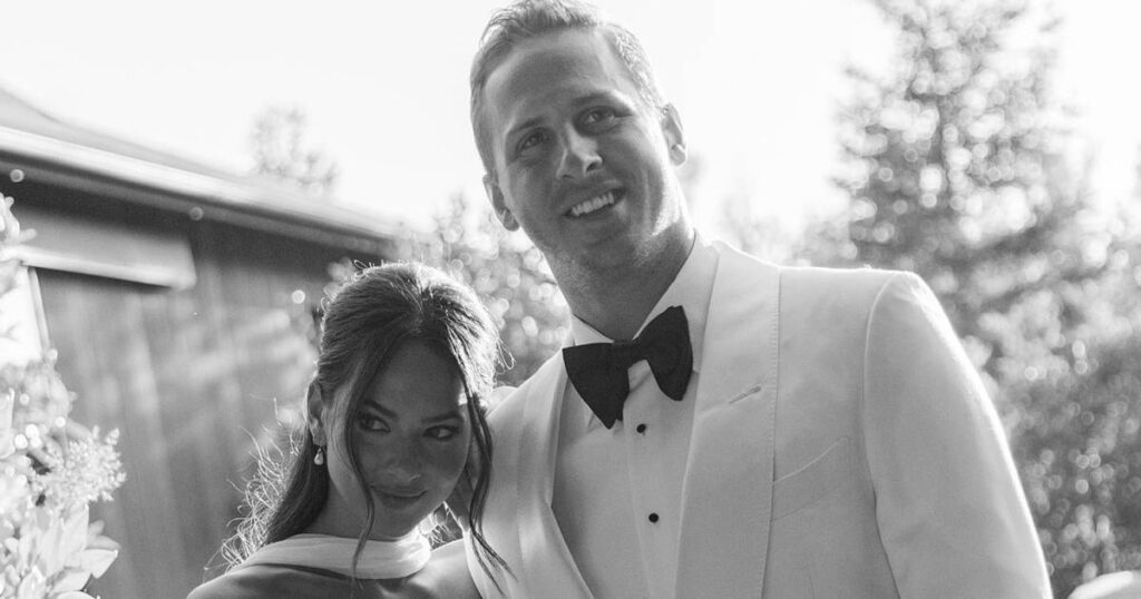 Jared Goffs Wife Christen Harper Goff Shows Off BTS Photos From Their Lavish Summer Wedding