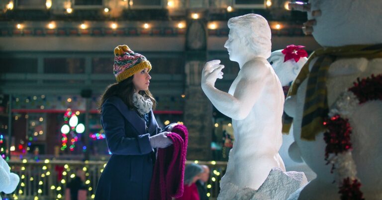 the craziest holiday movie plots of 2024 Hot Frosty promo