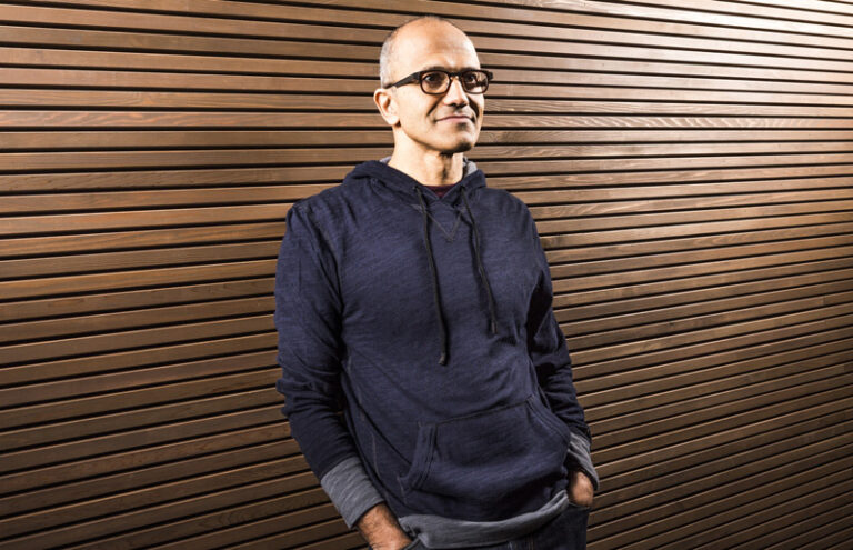 satya nadella casual