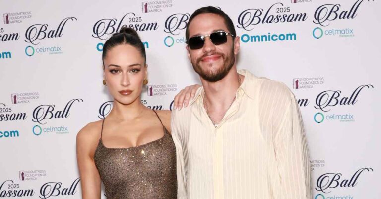 Pete Davidson and Elsie Hewitt Make Red Carpet Debut 2215306260